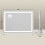 ELECWISH LED Lighted Hollywood Mirror Vanity Make up Mirror 58*46 cm with USB 8
