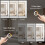 ELECWISH LED Lighted Hollywood Mirror Vanity Make up Mirror 58*46 cm with USB 6