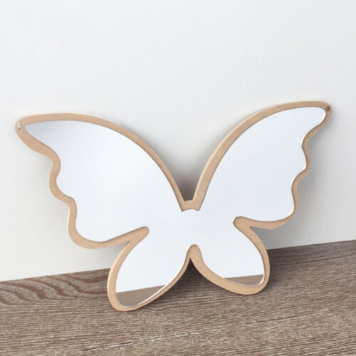 Ακρυλικός καθρέφτης Filigree Rabbit, φιλικός προς το περιβάλλον, φυσικός ξύλινος 1