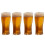 Καινοτόμα ακρυλικά ποτήρια Hefeweizen, 4 τεμάχια νέος σχεδιασμός για τη μεταφορά 2