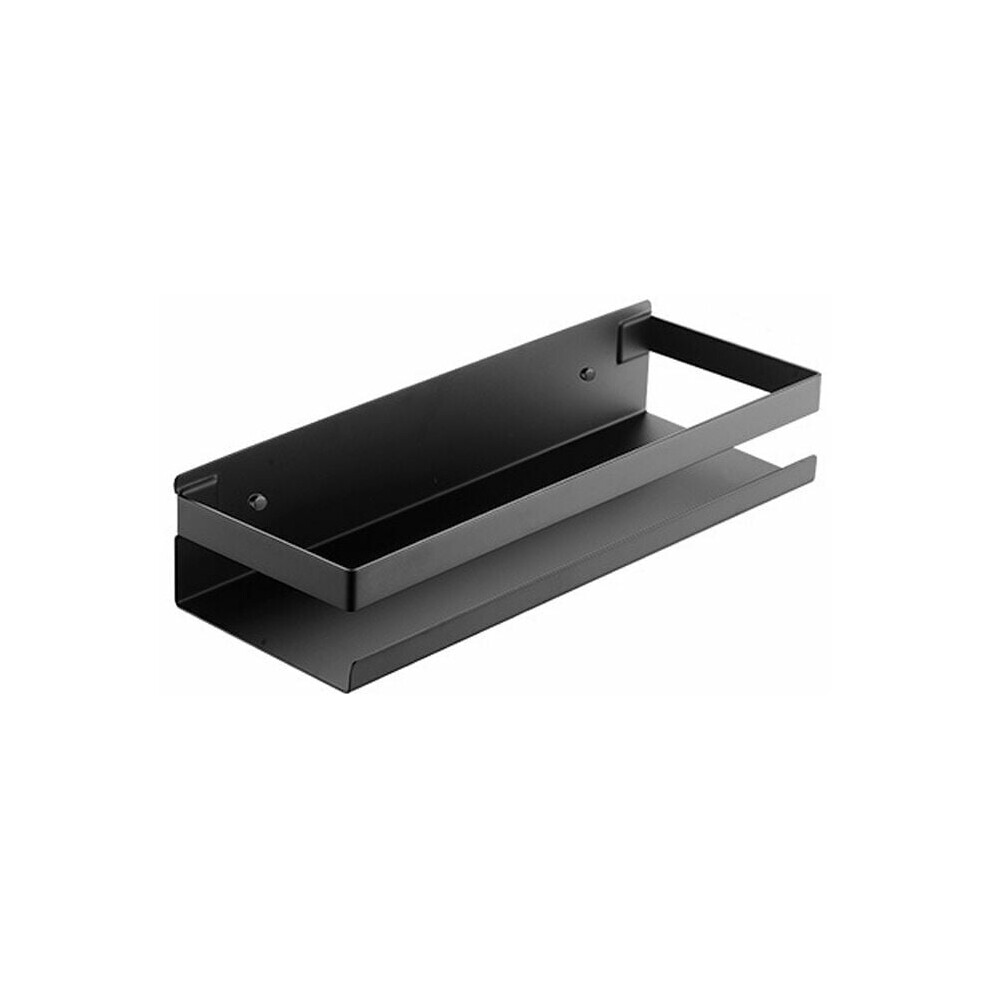 Elegant Floating Shelves, Rustproof Stainless Steel Anodized For Durable Use In Bathroom Kitchen, Nail-Free Wall-Mounted Rectangular Storage Shelf Wit 9135470921317