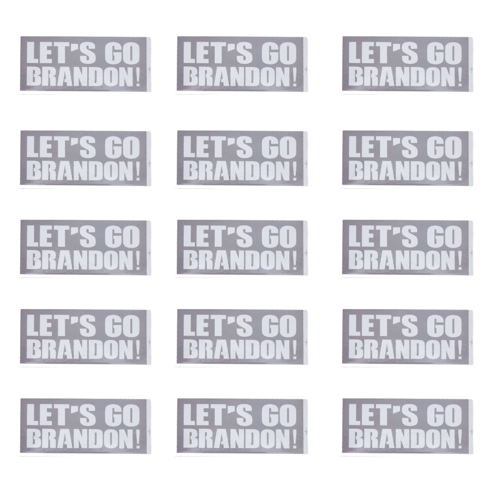 Car Window Art, Anti Biden Sticker, Customizable Vinyl Car Decal, Let's Go Brandon Decal For Political Expression, Waterproof And Sun-Resistant, 9012352329631