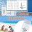 Salt Test Strips For Pool, Swimming Pool Saltwater Detection Strips, Multi-Purpose Water Testing Tool Supplies, Fast 12