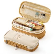Ästhetischer Schreibtisch-Organizer, faltbar, tragbar, großes Fassungsvermögen, Federmäppchen, Stifteetui, Büro- und Reise-Schreibwarentasche,
