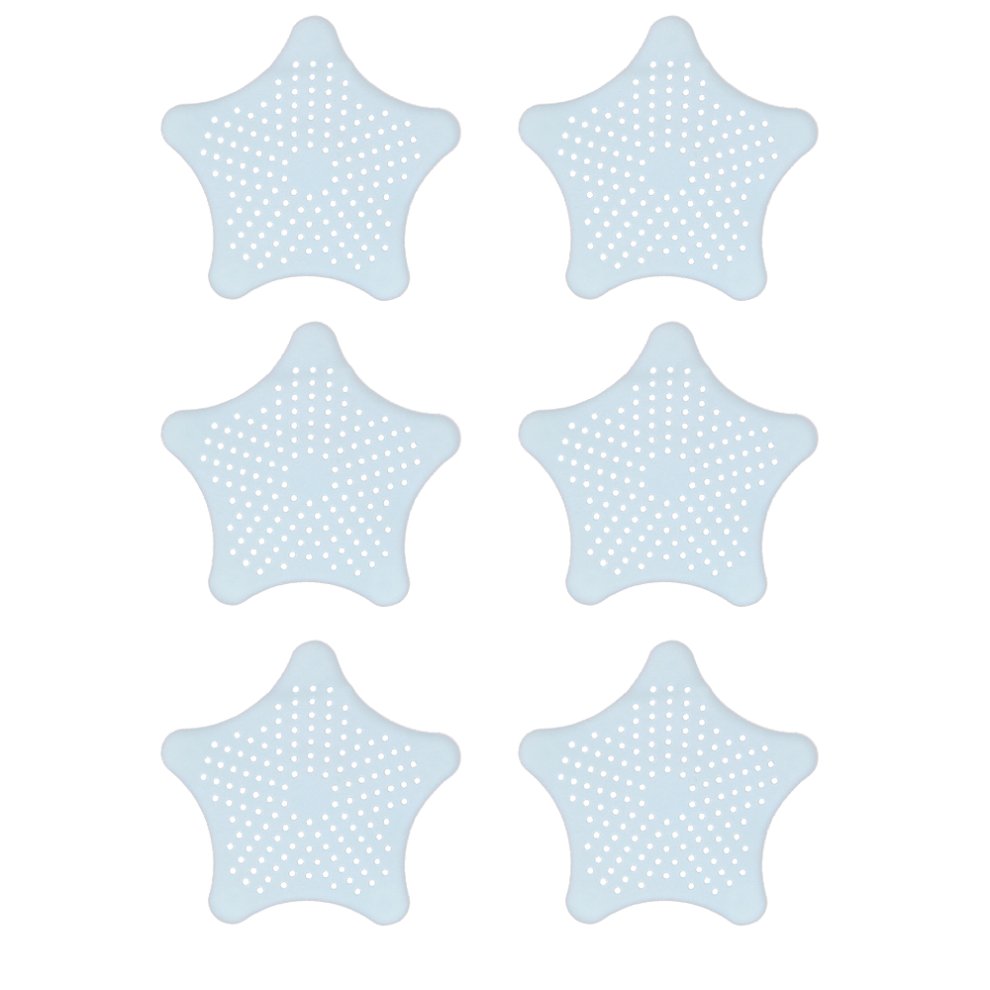 Starfish-Shaped Kitchen Sink Strainer, Shower Drain Hair Catcher With Suction Cups, Fine Mesh Holes Ensure No Hair Or Debris Escapes, Multipurpose Dra 9155353336373
