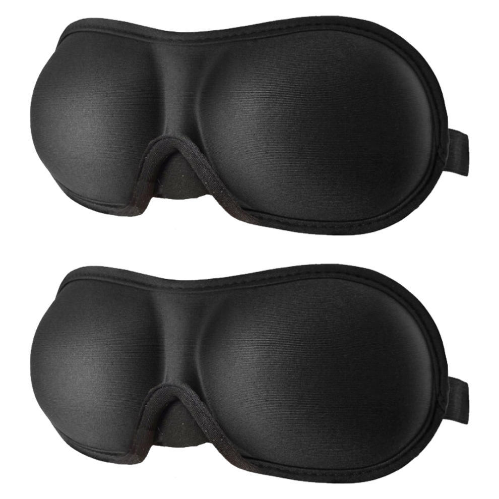 Light Soft & Breathable Sleep Mask, 3D Contoured Design For Uninterrupted Sleep, Innovative Nose Section For Complete Blockade