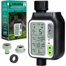 Zeitschaltuhr aus Kupfer für Gartenschläuche, manueller Modus, flexible programmierbare Sprinkleranlage, vielseitig einsetzbar für Rasen und