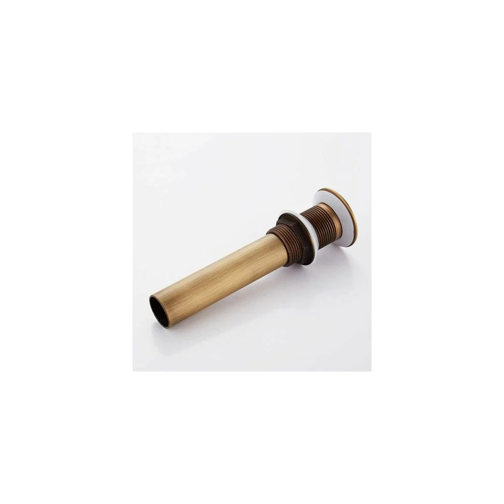 Solid Brass Bathroom Drain, Pop Up Without Overflow, Easy Operation & Rust Proof, Durable & Corrosion Resistant For Long Lasting Durability 9060116711932
