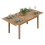 ELECWISH Expandable Dining Table 120-160cm Kitchen Desk 9
