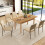 ELECWISH Expandable Dining Table 120-160cm Kitchen Desk 2