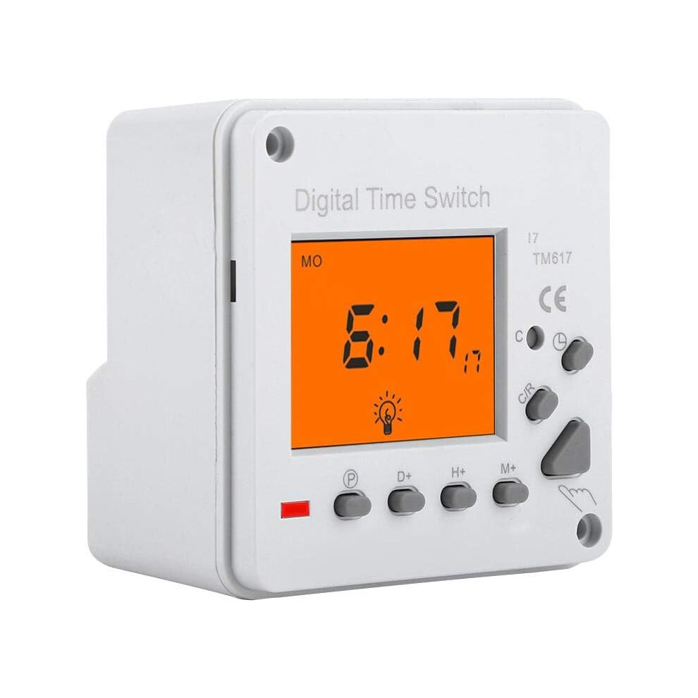 Heavy Duty Digital Timer With Waterproof Cover, Programmable Time Switch For Automatic Control Devices With Daylight Savings Mode And Accurate Timing 9155353356159