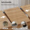 ELECWISH Expandable Dining Table 120-160cm Kitchen Desk 6
