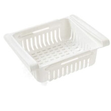 Praktisches, platzsparendes Design, verstellbar von 20,5 cm bis 28,5 cm, einfache Installation, Kühlschrank-Organizer für Eier, Gemüse und Obst