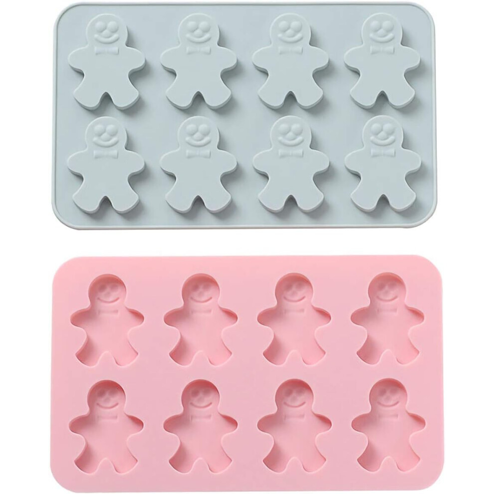 Creative Baking Essential, Silicone Baking Mold Gingerbread Man Shape Dishwasher Safe Safe Food-Grade Material, Flexible Easy Demould For Effortless R 9155353376447