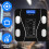 Digitale Körperfettwaage mit Smartphone-App-Integration, intelligenter Gesundheitsanalysator mit Bluetooth-Datensynchronisation und LED-Anzeige, 4