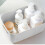 Storage Basket with Handle, PP Material Multi-Functional Storage Box Large Capacity Plastic Organizers for Kitchen Pantry Bathroom Closet Desktop, Non 5