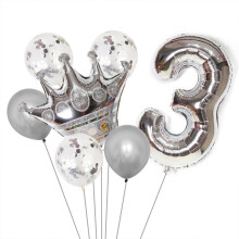 Balon din folie de aluminiu, ușor de umflat și dezumflat, potrivit pentru diverse sărbători, perfect pentru decorarea nunții sau a petrecerii de