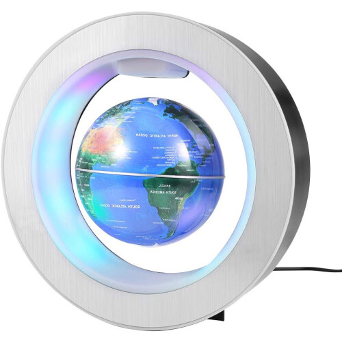 Επιτραπέζιο Gadget με Πλωτό Παγκόσμιο Χάρτης, Μαγνητική Αιώρηση με Πολύχρωμο 2