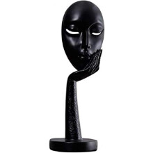 Statui decorative cu design unic, statui creative din rășină cu fețe de femei pentru îmbunătățirea atmosferei artistice din birou și