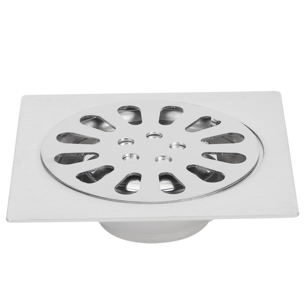 Zinc Alloy Drain Cover Anti Rust Corrosion Resistant Shower Drain With Hair Catching Function Modern Aesthetic Wire Drawing Finish Easy Maintenance Fo 9135470930968