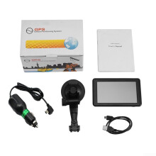 5 Inch GPS Navigation Device With 8GB ROM, 128MB RAM, TF Card, Maps Compatible For Cars And Trucks, CAN+ MX