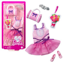 Barbie: Abbigliamento My First Barbie, Fashion Pack per Bambole Prescolari da 13,5 pollici, Tutu e Accessori da Ballo