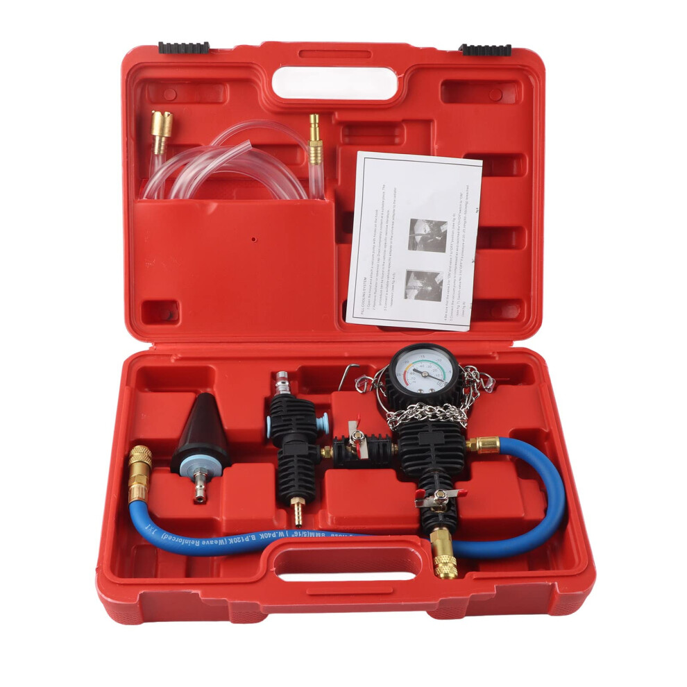 Cooling System Vacuum Purge Coolant Refill Tool Kit For Cars, Suvs, Trucks Compatible With Various Models 9323874331584