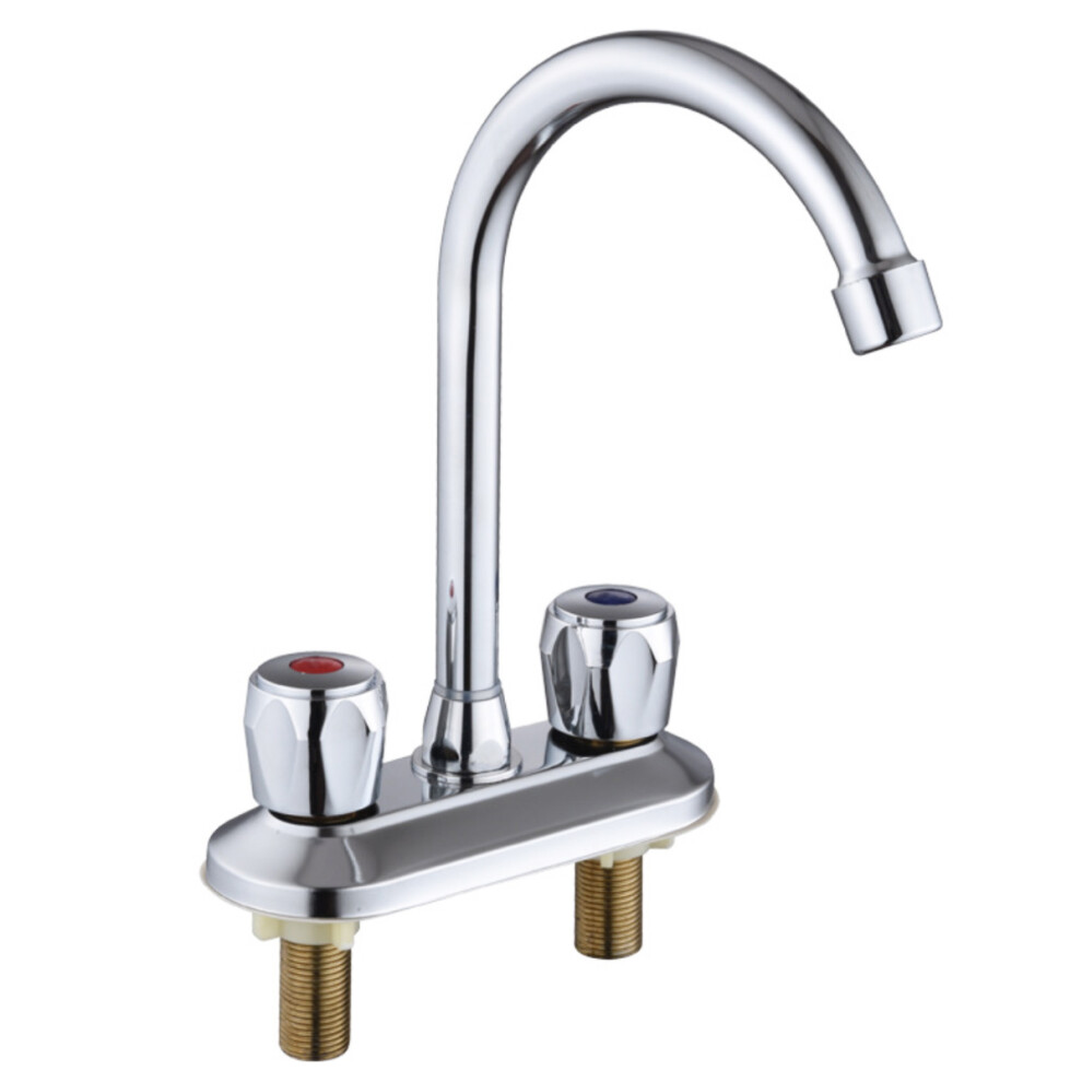 Bathroom Sink Faucet, Easy Installation For Quick Setup In Your Bathroom (Dual Lever Handles) 9135470934461