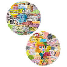 Vision Board benodigdheden voor het bijhouden van een dagboek, inspirerende stickers met zelfvertrouwenverhogende positieve citaten, waterdichte