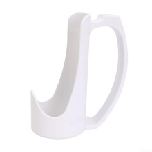 Slim Can Holder Ergonomic Handle 12 Oz Cans Portable Drink Carrier For Energy Drinks Sodas Juices White