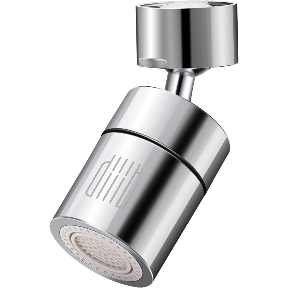 Fits 99% Faucets Universal Model Sink Faucet Adapter With 360 Swivel, Swivel Sink Faucet Aerator Featuring Dual-Function 2-Flow Sprayer, Splash 9135470937752