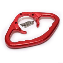 CNC Aluminum Motorcycle Passenger Tank Grab Handle For MT Series Red