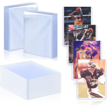 Protetores de Cartas Colecionáveis, Capas para Cartas de Beisebol, Plástico Rígido de PVC Transparente e Durável para Jogos de Beisebol e