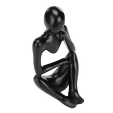 Sculptură Gânditor din Rășină, Statuie Decorativă în Stil Abstract, Design Unic care Adaugă Eleganță Orui Spațiu, Ornament de Desktop