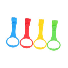 Pull Up Rings 4Pack, Standing Support Rings, Bed Handle Compatible, Confidence Building, Early Color Recognition