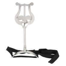 Portable Silver Euphonium Music Stand Sheet Music Holder, Lightweight Score Rack For Practice And Performance