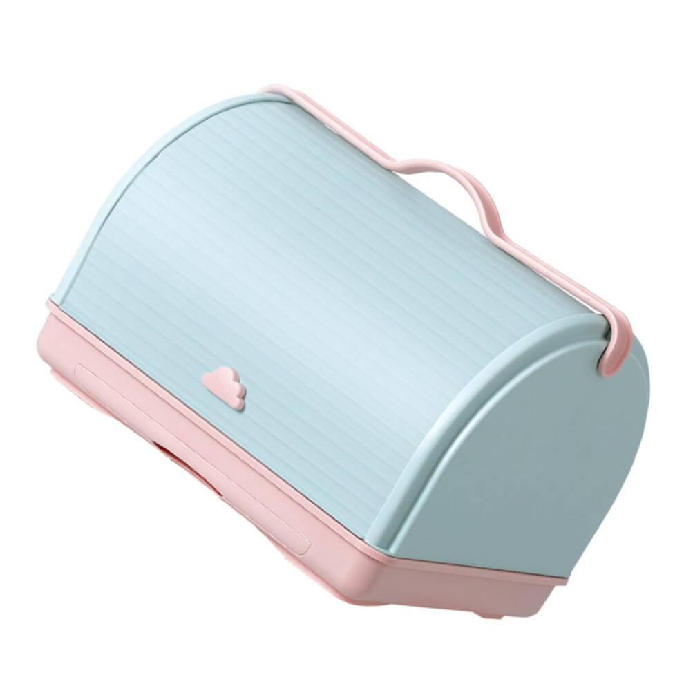 SkyBlue Bottle Drainer Box With Drain Tray Plastic Dustproof Utensil Organizer For Nursing Bottles Cutlery Dinnerware