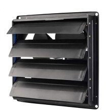 Exhaust Fan 12 Inch Bathroom Metal Square Blinds Ventilation Fan Kitchen Fume Room Installation