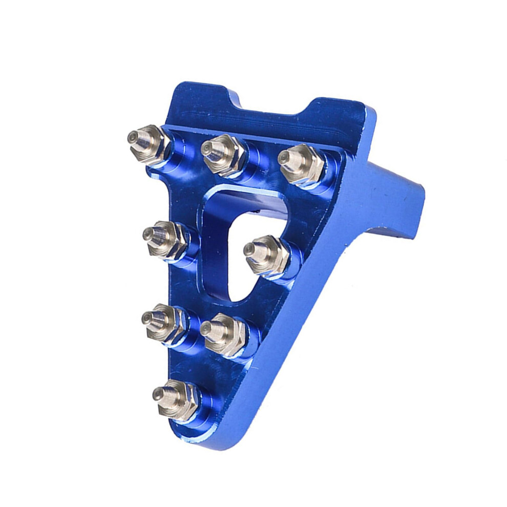 Precisions Motorcycle Brake Pedal Step Plates For Crf50 Steel Construction, Rear Brake Pedal Plate, Blue 9323874334868