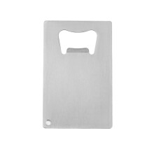 Ouvre-bouteille de portefeuille, ouvre-bouteille format carte de crédit, en acier inoxydable durable, portable et facile à utiliser, se glisse
