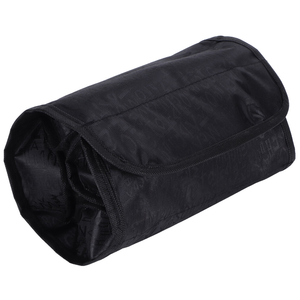 Satin Makeup Pouch, Multi-compartment Cosmetic Case With Clear Visibility Through Transparent Material Convenient For Displaying Contents Quick Access