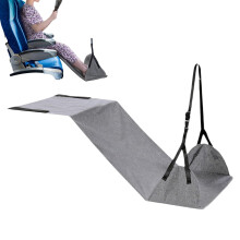 Airplane Foot Hammock For Plane Travel, Adjustable Extensible Strap Cushion Support, Gray, For Kids Baby Toddler Sleep