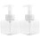 2pcs plastic square bottles for makeup storage 5