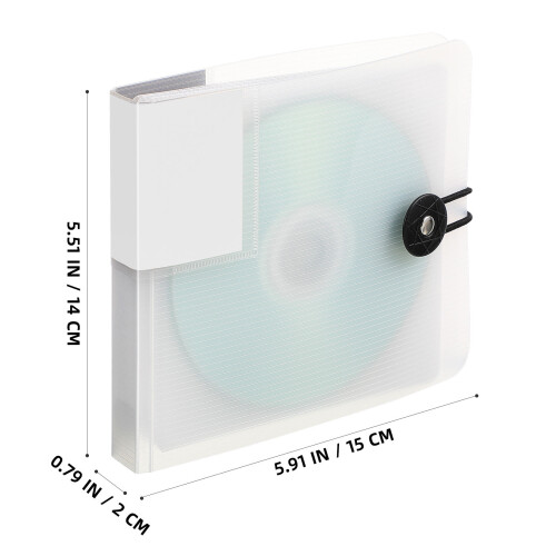 12-Capaciteit Cd-Tas Dvd Hoesje Vcd Opbergorganizer 2
