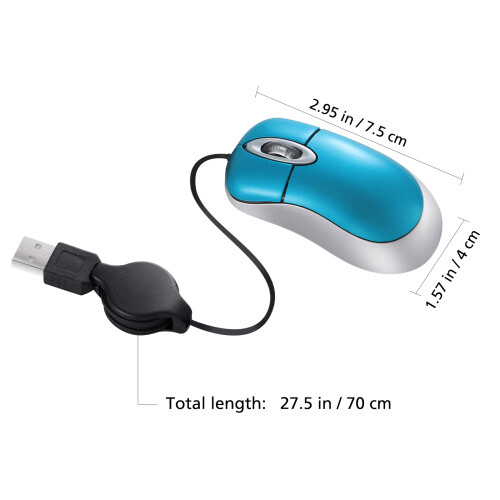 Usb Optische Kompakt Mit Einziehbarem Kabel Für Computer Laptops 1