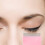 2Pcs Sobrancelhas Dobrável Aço Portátil Compacto Rosa 8