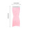 2Pcs Sobrancelhas Dobrável Aço Portátil Compacto Rosa 2