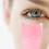 2Pcs Sobrancelhas Dobrável Aço Portátil Compacto Rosa 10