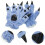 One Pair Dinosaur Claw Plush Cartoon Winter Gloves 5