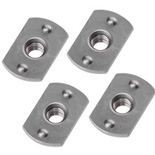 1 C/ 15 Peças Porca T Aço M6 Prata+